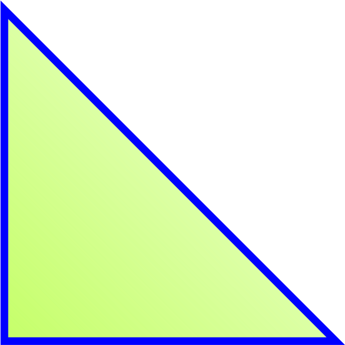 Triángulo Rectángulo Isósceles - Triangulo Rectangulo Png (1024x1024), Png Download
