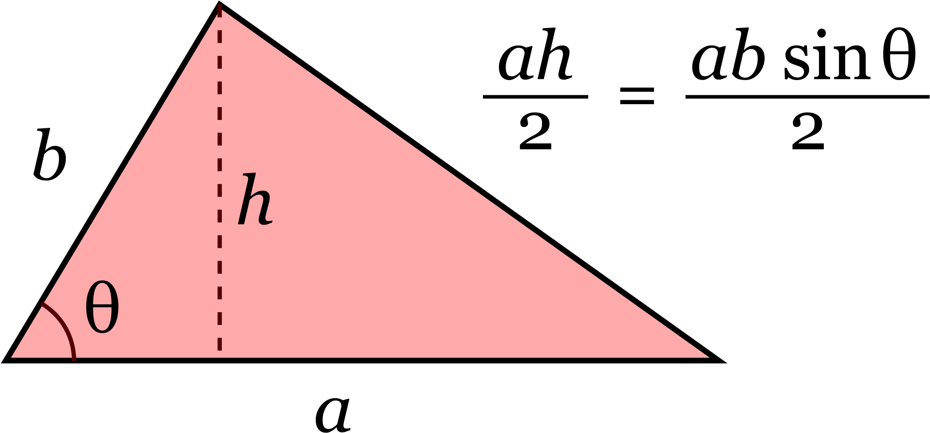 Open - Area De Un Triangulo Png (2000x1014), Png Download