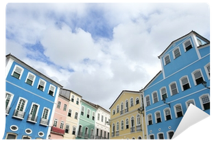 Colorful Colonial Architecture Pelourinho Salvador - Historic Centre (400x400), Png Download