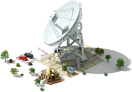 Radio Telescope L2 - Scale Model (505x354), Png Download