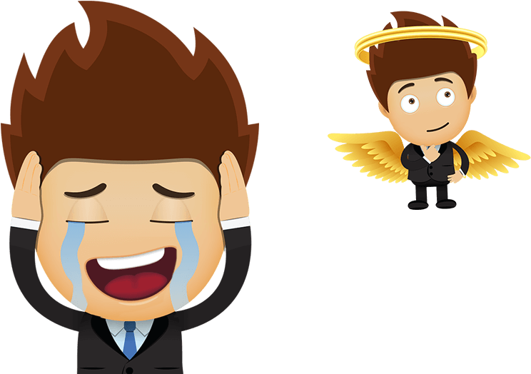 Download The Free Gro Guys Imessage Sticker Pack And - Sad Man Cartoon (900x523), Png Download