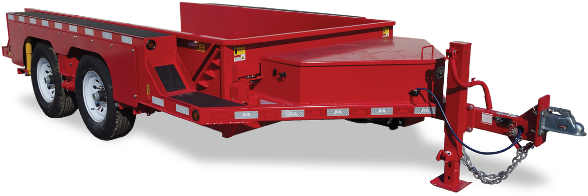 Bbdd7614ta5 76"x14' 2' Drop Down Equipment Trailer - Semi-trailer Truck (1280x1280), Png Download