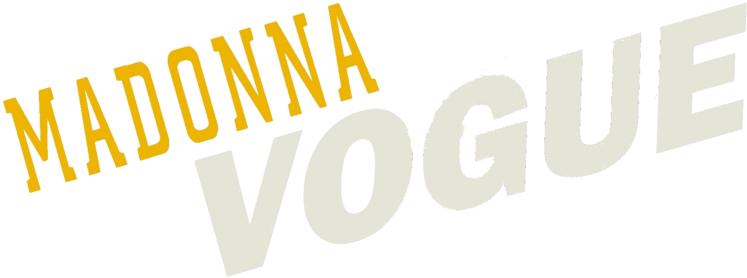 Vogue Logo - Madonna Vogue Album Cover (800x298), Png Download