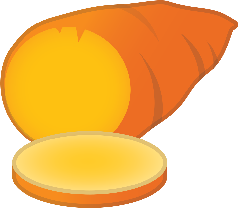 Download Svg Download Png - Sweet Potato Icon (1024x1024), Png Download