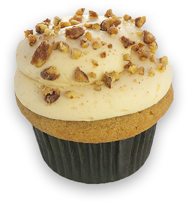 A Decadently Moist Sweet Potato Cupcake With A Hint - Cupcake (400x400), Png Download
