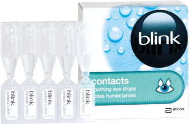 Blink Contacts Vials - Blink Contacts Eye Drops 20x0.35ml (410x410), Png Download