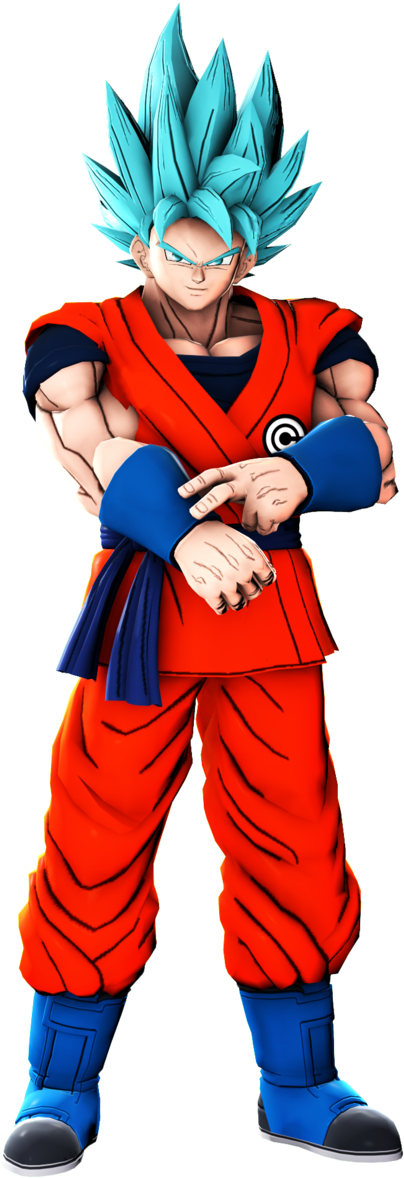 Dbxv2-goku Blue By Mrtermi988 - Sdbh Universe Mission Goku (670x1191), Png Download