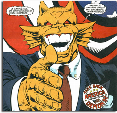 Satire Predicts Politics Allusions To Donald Trump's - Donald Trump Dc Comics (672x372), Png Download