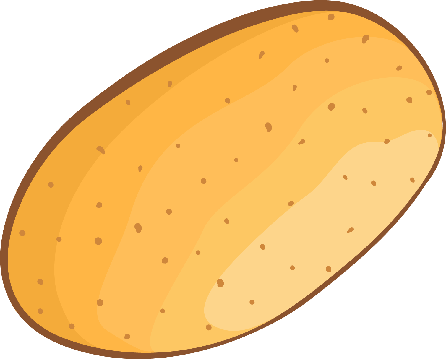 Under-appreciated, The Sweet Potato Is An Excellent - Clip Art Potato Png (1509x1215), Png Download