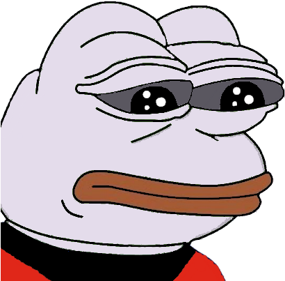 Jiren Pepe - Pepe The Frog White (415x411), Png Download