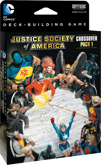 Justice Society Crossover Pk - Crisis Expansion 2 Dc Deck Building Game (429x700), Png Download