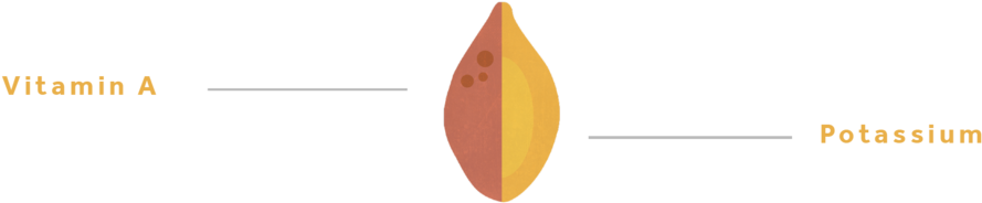 Sweetpotato-01 - Graphic Design (1000x563), Png Download