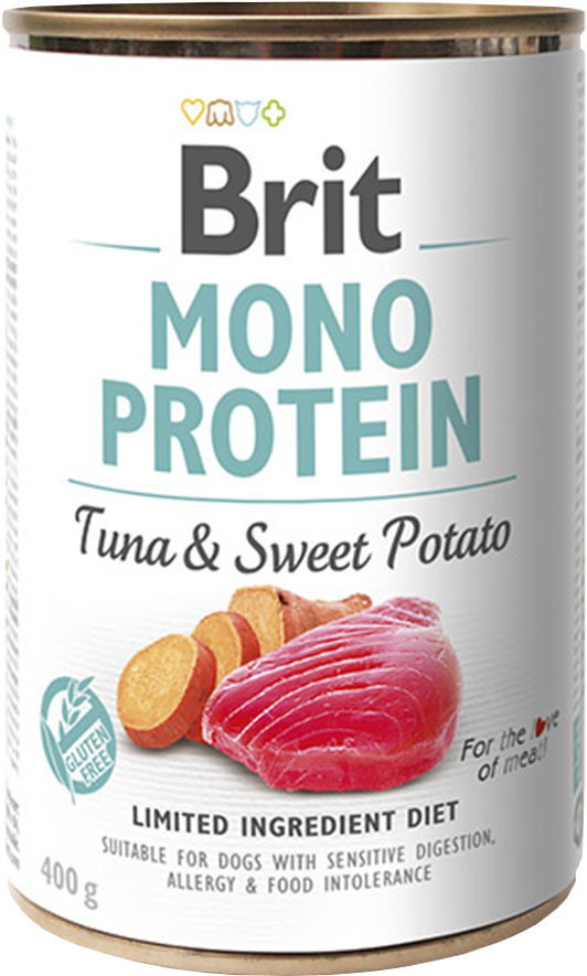 100% Pure Tuna Protein With Sweet Potatoes Brit Mono - Brit Mono Protein (1200x1600), Png Download