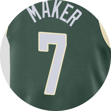 Milwaukee Bucks Thon Maker - Milwaukee Bucks (360x360), Png Download