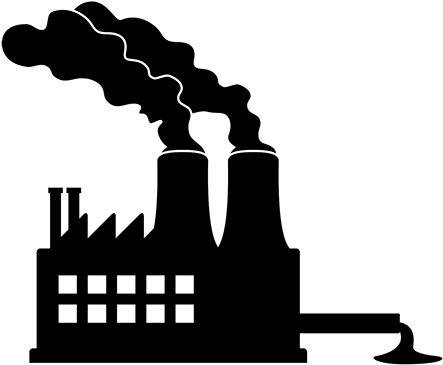 Factory Clipart (446x375), Png Download