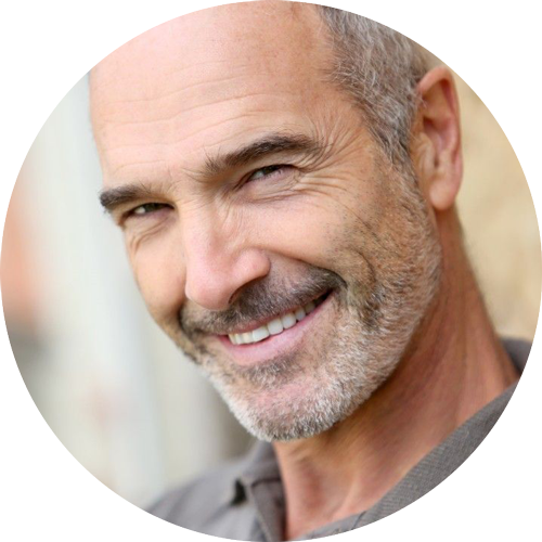 Hombre - Close-up (500x500), Png Download