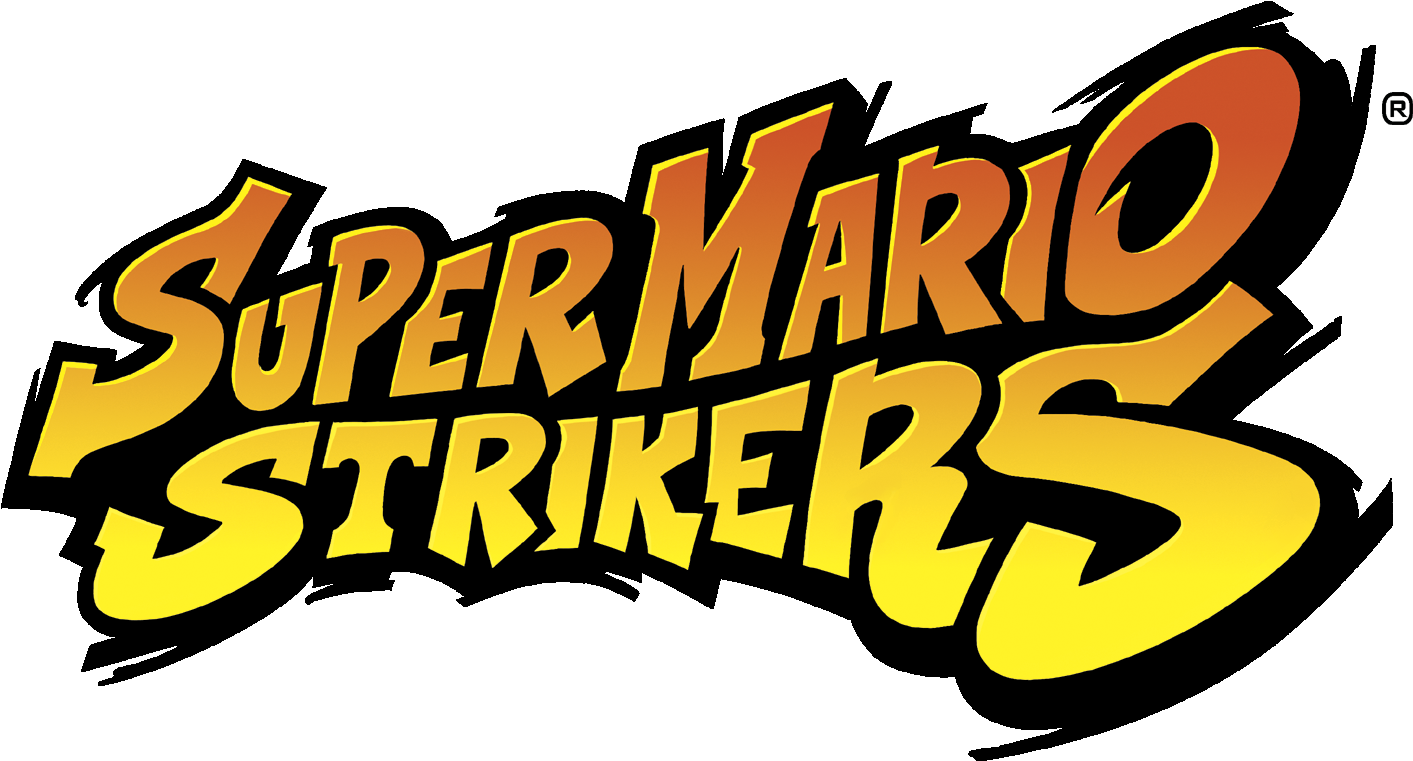 Super Mario Strikers - Super Mario Strikers Logo (1422x767), Png Download