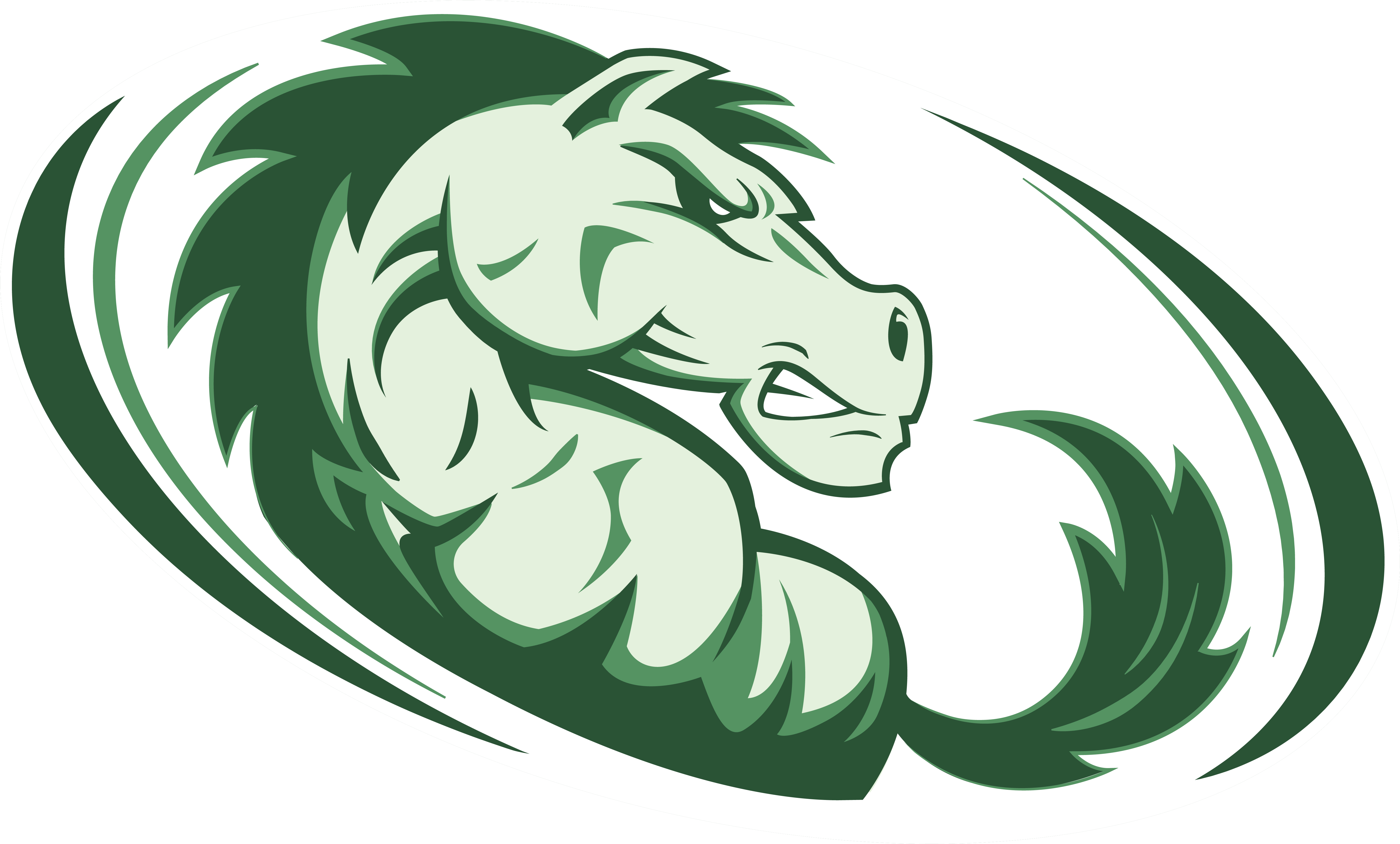 Strongsville Mustangs (6075x3783), Png Download