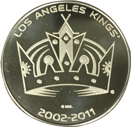 La Kings 50th Anniversary Crown Bronze Minted Coin - Los Angeles (500x667), Png Download