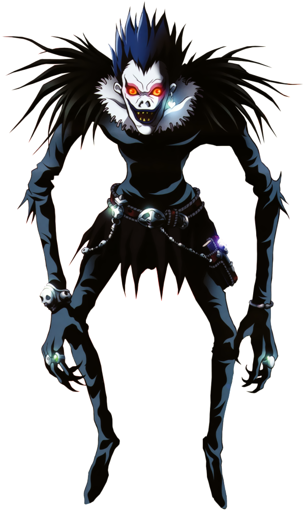 Ryuk From Death Note Hair - Ryuk Death Note (607x1023), Png Download