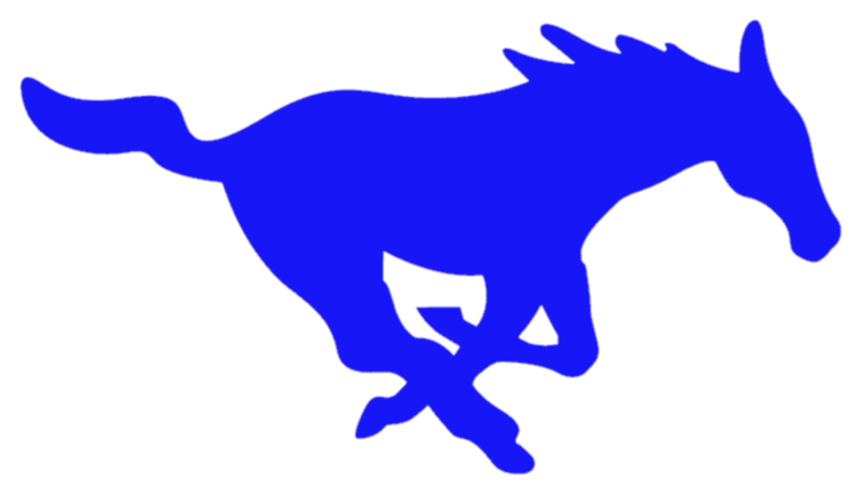 Natalia Mustangs - Smu Mustangs (836x485), Png Download