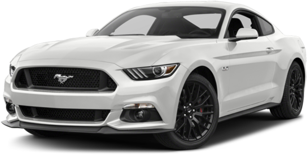 2017 Ford Mustang Vs - Ford Mustang 2017 White (640x352), Png Download