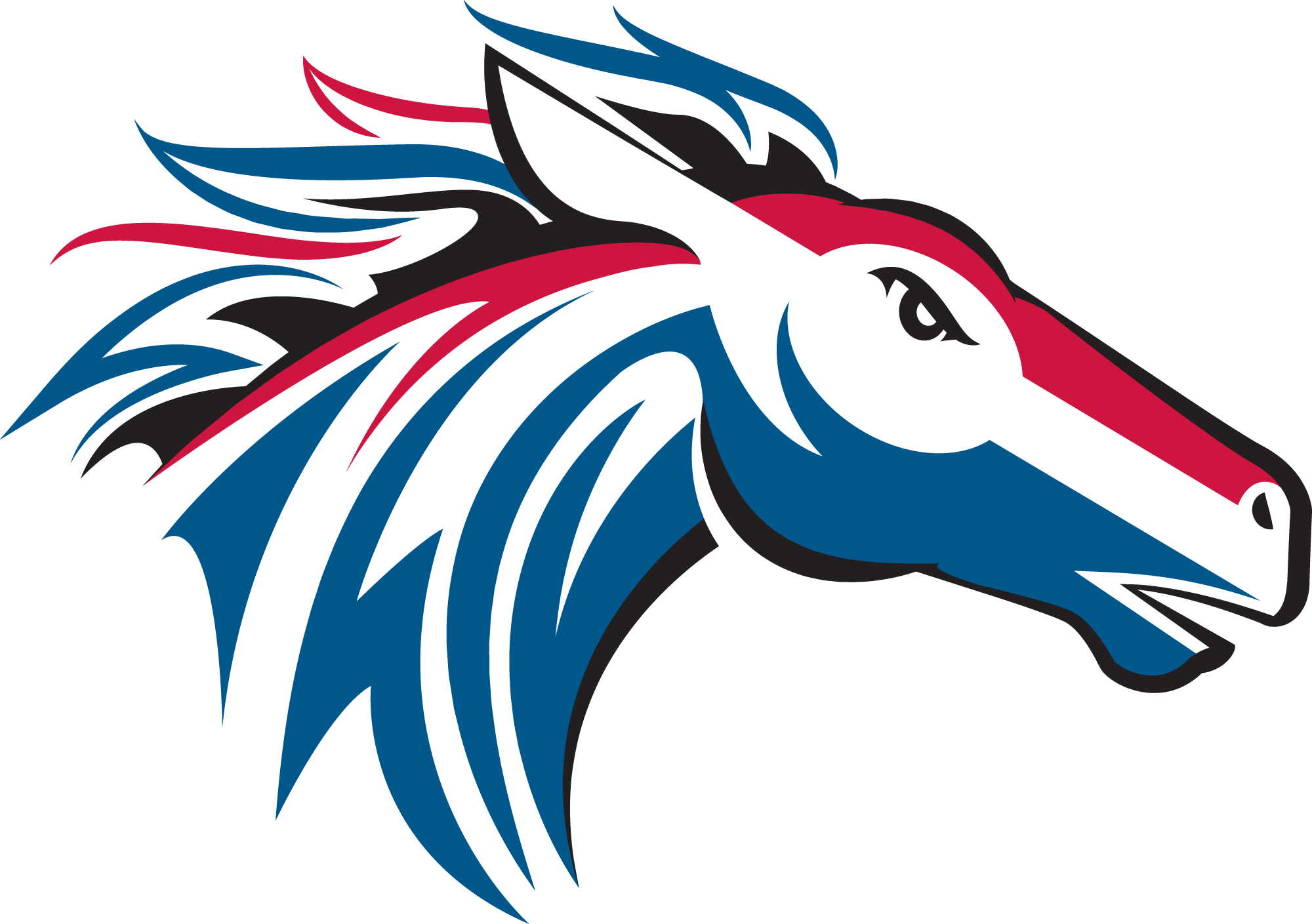 Ashton Ranch Mustang Logo - School Mustang Logo (2000x1409), Png Download