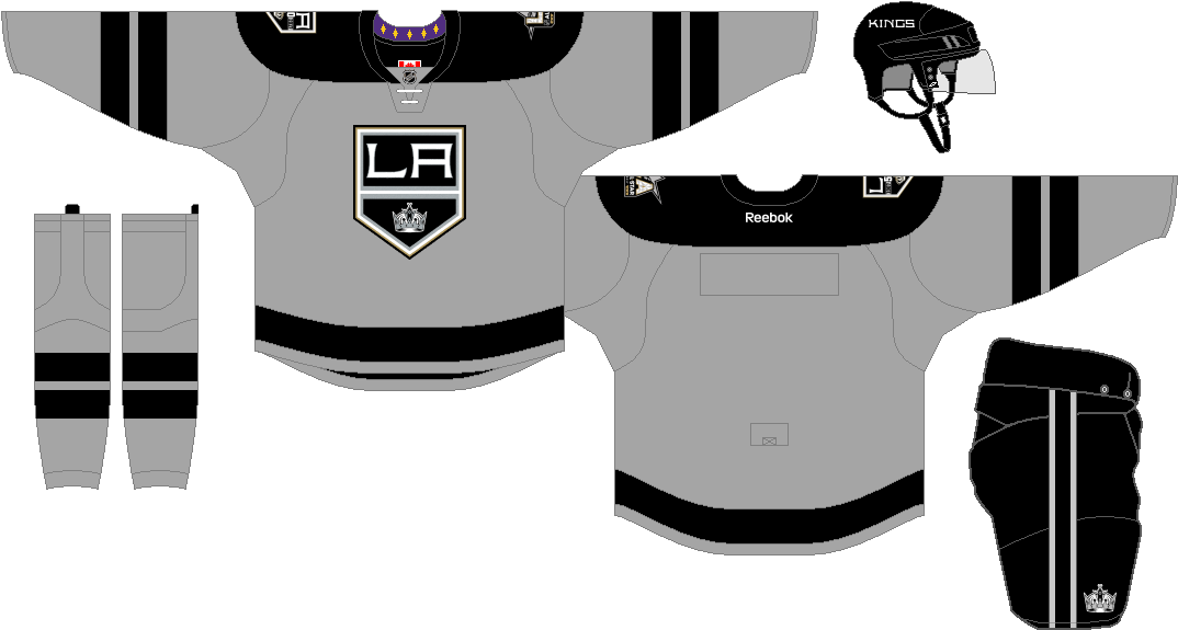 Los Angeles Kings 2016 Uniforms (1100x600), Png Download