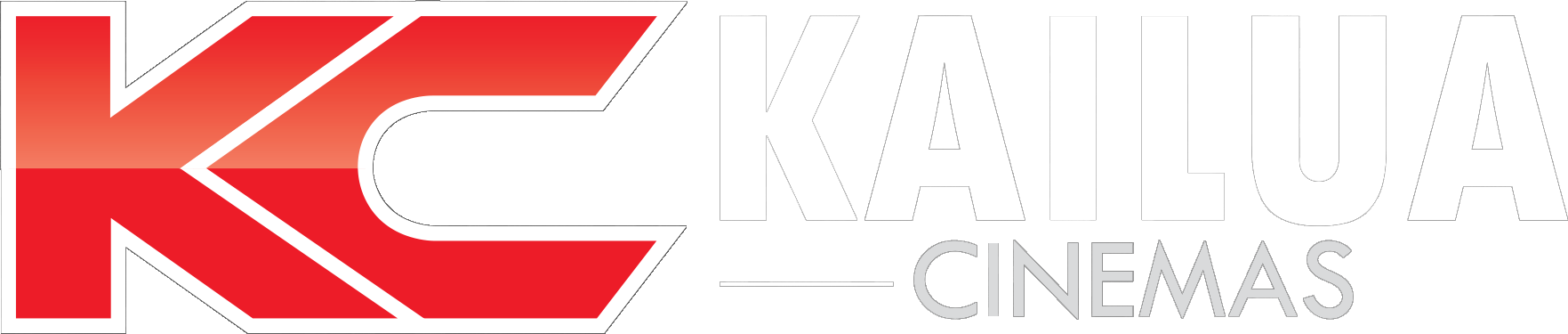 Logo For Kailua Cinemas - Line Art (1763x375), Png Download