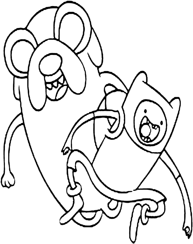 Pictures Of Chicago Blackhawks Logo - Transparent Outline Adventure Time (700x854), Png Download