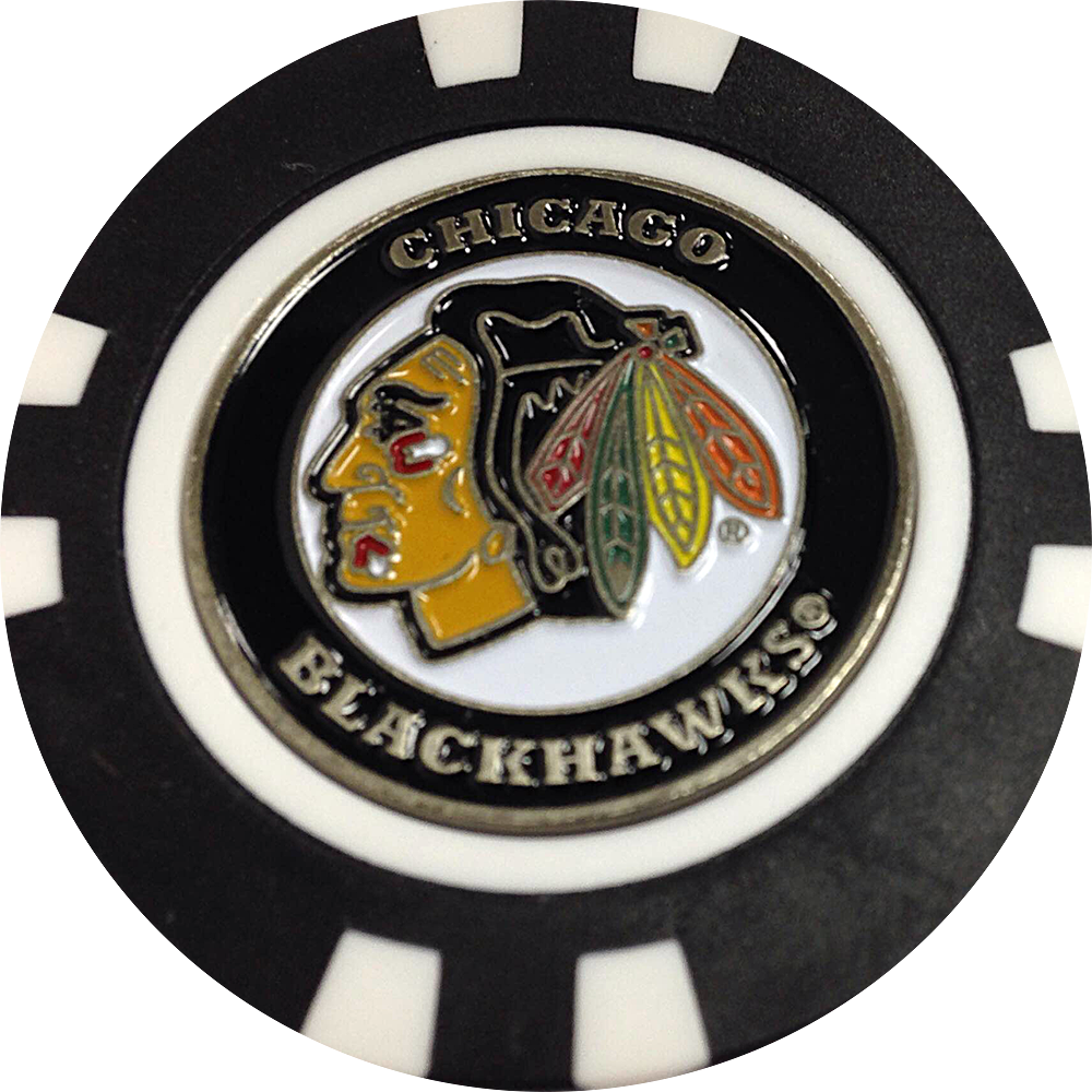 Golf Ball Marker Nhl Chicago Blackhawks - Chicago (1000x1000), Png Download