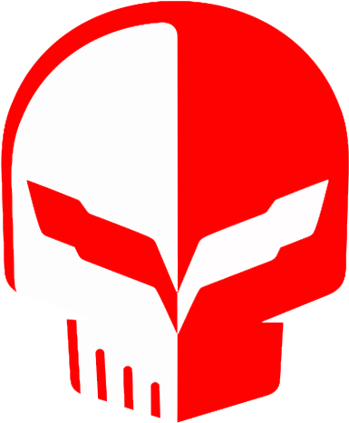 Clip Freeuse Stock Corvette Silhouette At Getdrawings - Jake Skull Corvette (400x480), Png Download