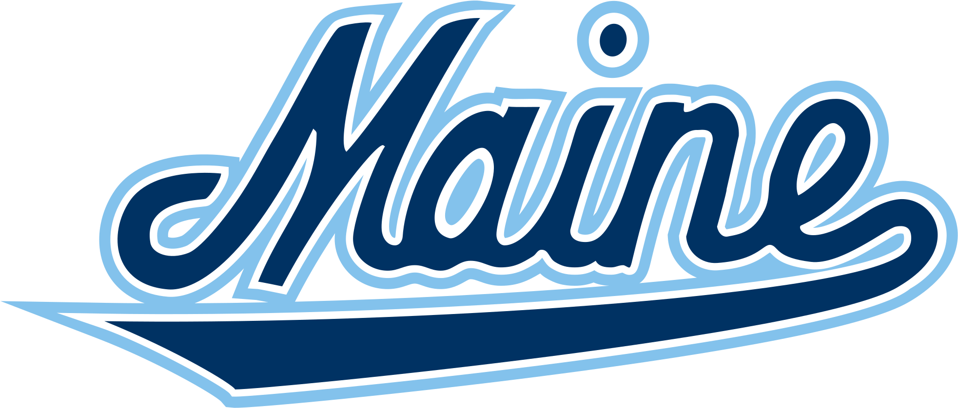 Open - Maine Black Bears Png (2000x866), Png Download