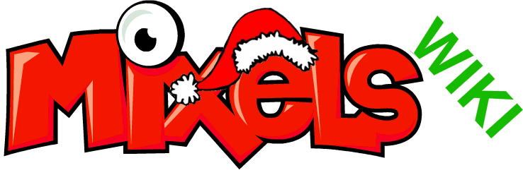 Mixels Christmas Logo - Christmas Bear Shower Curtain (738x248), Png Download