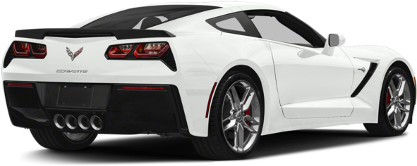 New 2019 Chevrolet Corvette Stingray Z51 - Black And White Corvette 2018 (640x480), Png Download