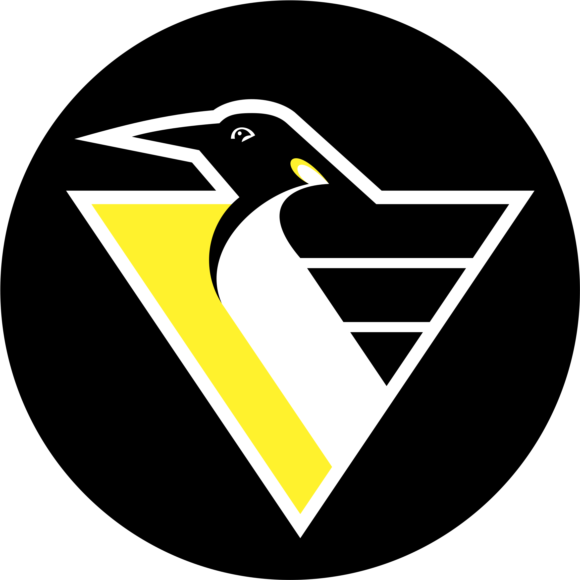 Pittsburgh Penguins Logo Png Transparent - Original Pittsburgh Penguins Logo (2400x2400), Png Download