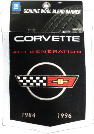 Corvette C4 Mini Banner - C 4 (360x480), Png Download