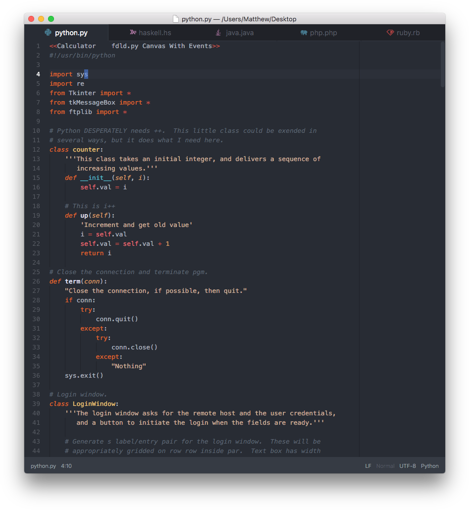 Firewatch Syntax Theme - Base16 Ocean Dark (962x1040), Png Download