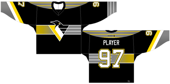 Okay, There's A Lot Of Jerseys To Get Through, So To - Pittsburgh Penguins Sunday Jersey (545x269), Png Download