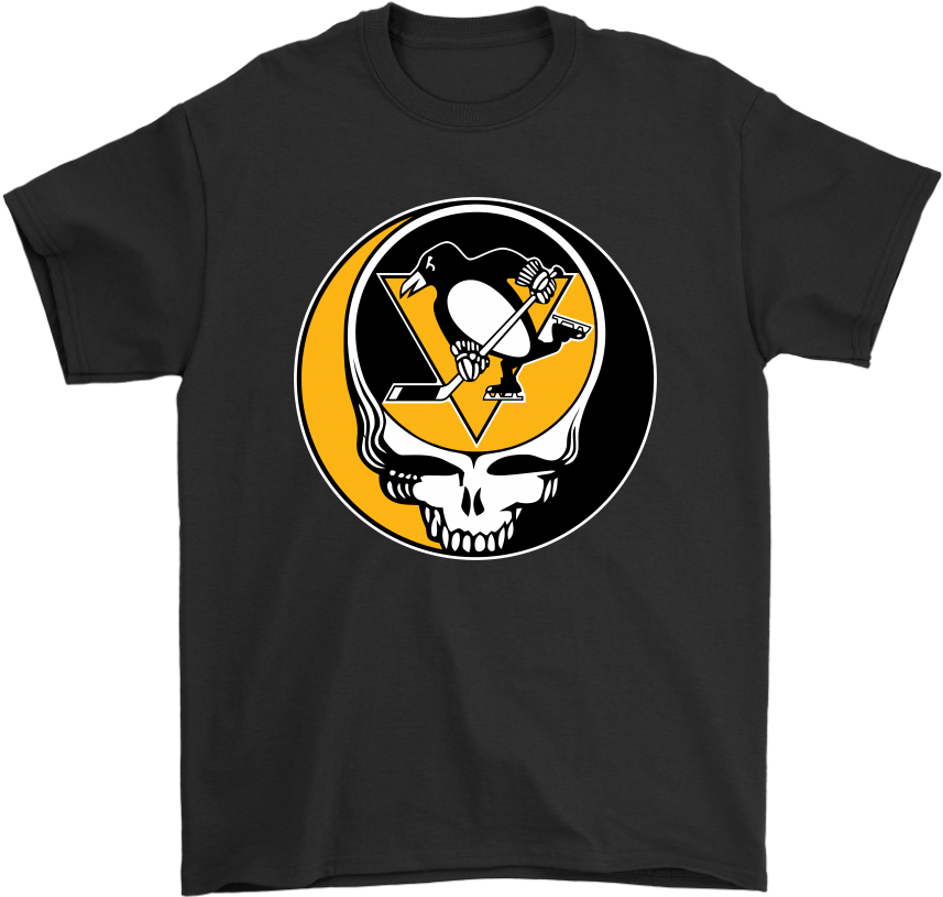 Nhl Team Pittsburgh Penguins X Grateful Dead Logo Band - Gucci T Shirt Baby (1024x1024), Png Download