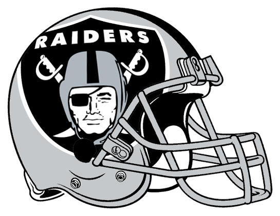Raiders Football Clipart - Oakland Raiders (545x421), Png Download