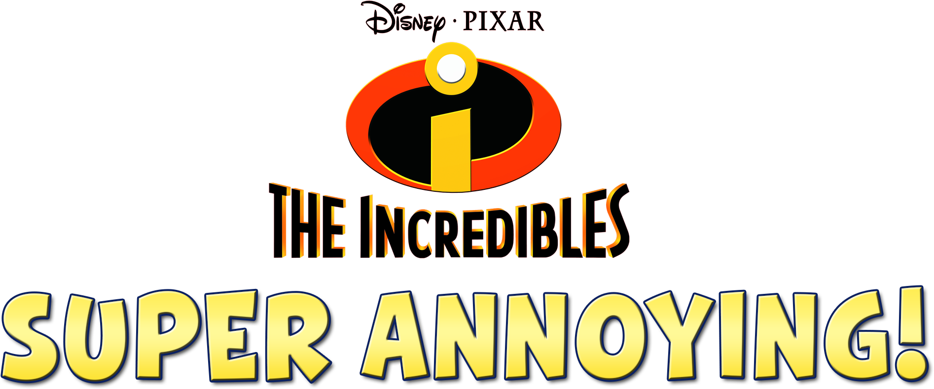 Super Annoying - Disney The Incredibles Logo Png (2048x1024), Png Download