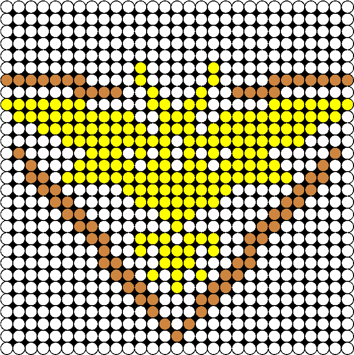 Team Instinct Perler Bead Pattern / Bead Sprite - Perler Beads Patterns Wwe (770x767), Png Download