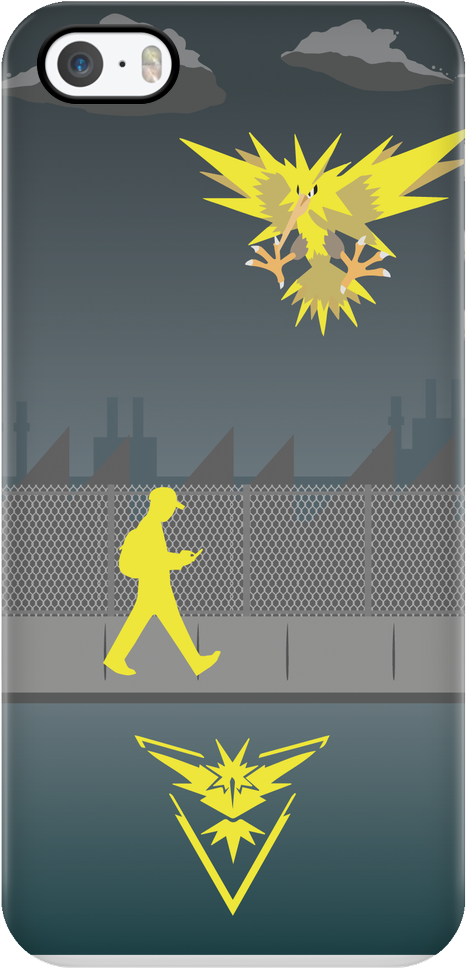 Team Instinct Phone Case For Iphone, Galaxy S4, S5 - Funny Pokemon Go Loading Screens (1024x1024), Png Download