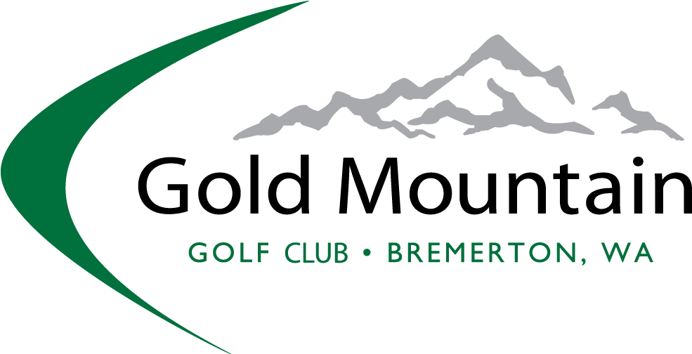 Gold Mountain Golf Club - Gold Mountain Golf Course Logo (1056x624), Png Download