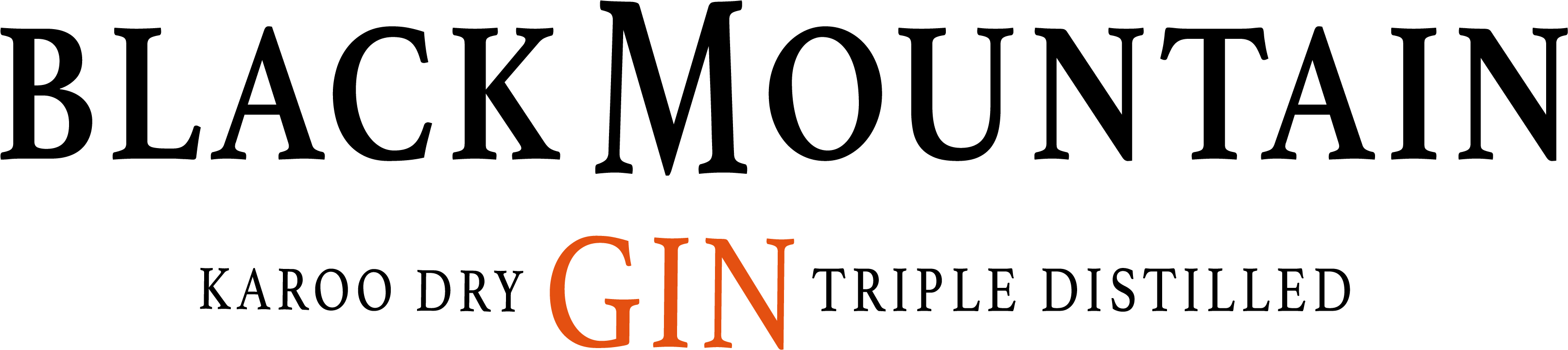 Black Mountain Gin - Black Rose (3544x1182), Png Download