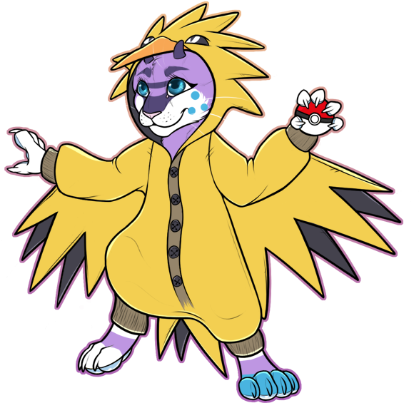Zapdos Kigu/team Instinct By Lithdragon - Cartoon (630x616), Png Download