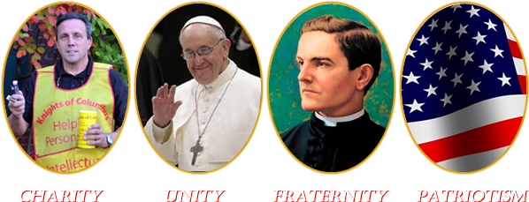 Knights Of Columbus - Pope Francis Bio Pamphlet (50 Pack) (613x234), Png Download