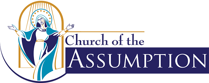 Assumption Church - Logo Assumption Of Our Lady (713x284), Png Download