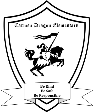 Carmen Dragon Elementary School - Carmen Dragon Elementary School Logo (500x500), Png Download